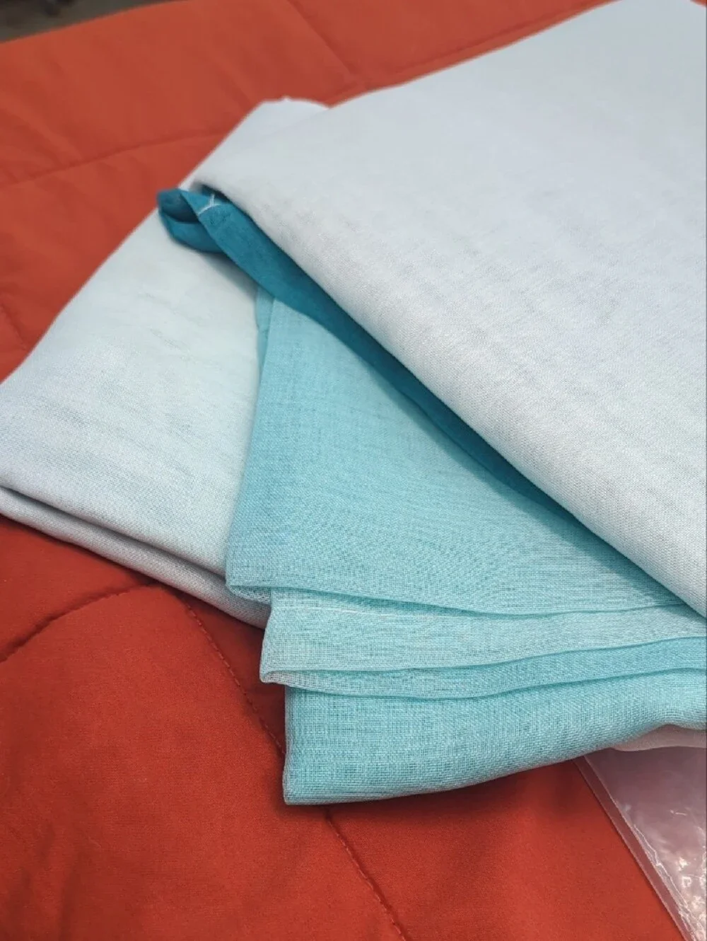 Koufall white curtain